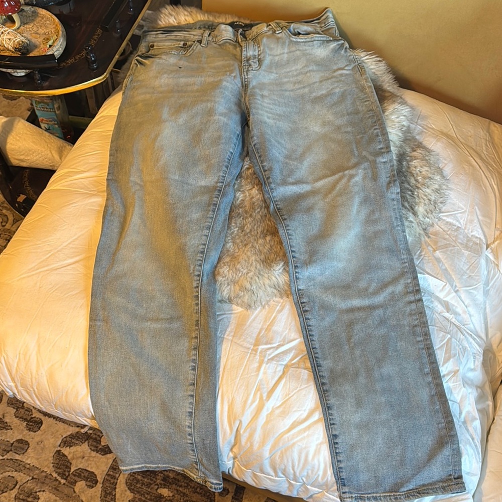 AERO Men's Straight Jeans - Light Blue